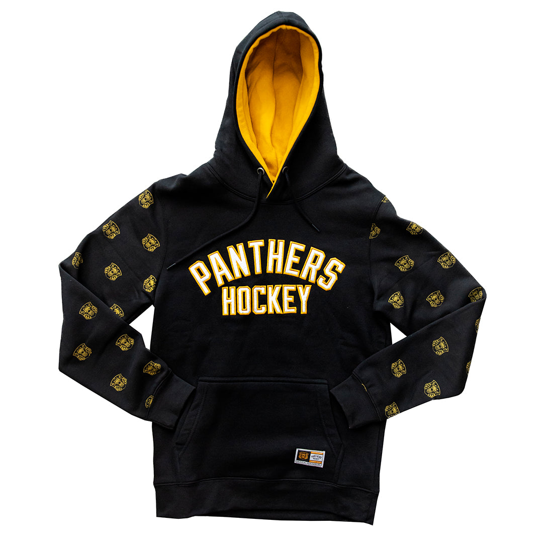 Black Mini Logo Pullover Hoodie – Nottingham Panthers