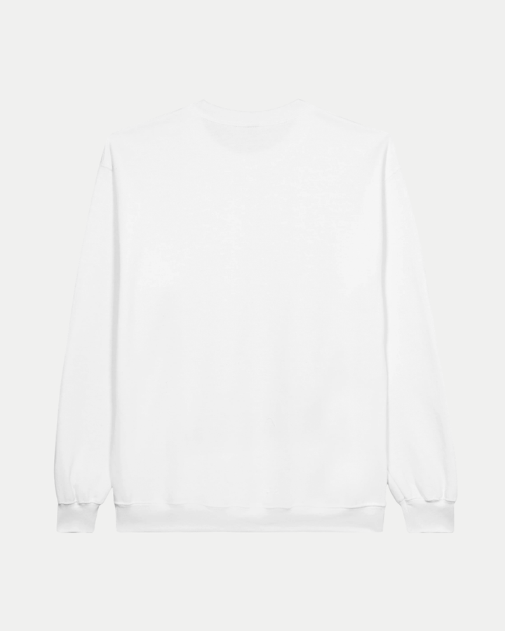 The Nottingham Panthers 2026 Challenge Cup Champions Crewneck Sweatshirt by Nottingham Panthers is shown from the back, featuring a classic fit fleece design with long sleeves and ribbed cuffs on a light gray background.