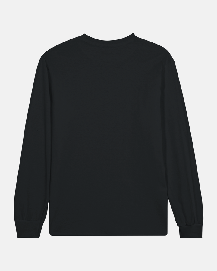 Nottingham Panthers Vintage Panther Graphic Longsleeve T-shirt in plain black.
