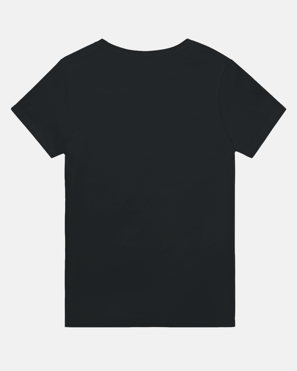 Back view of a classic fit, plain black Nottingham Panthers Vintage Panther Graphic T-shirt.