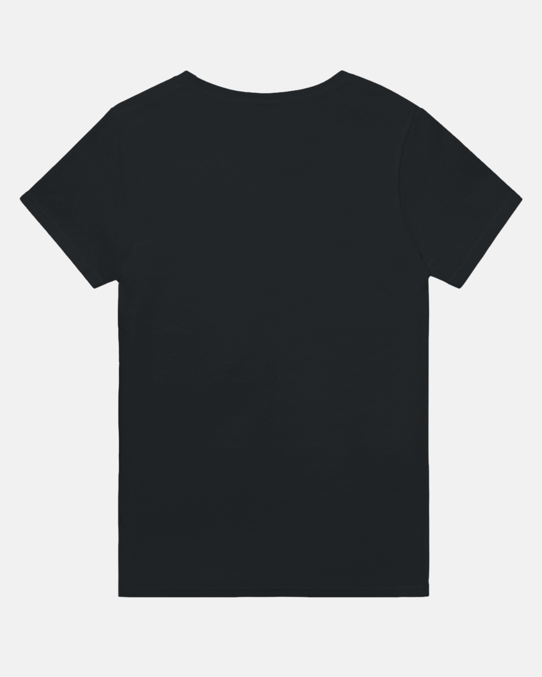 Back view of a classic fit, plain black Nottingham Panthers Vintage Panther Graphic T-shirt.