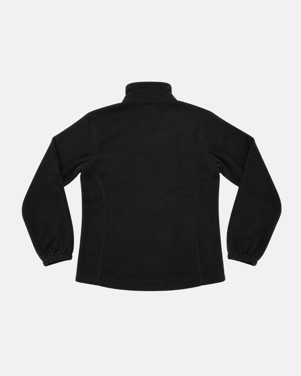 The 26-27 NP Logo Fleece Jacket by Panthersland is displayed from the back, showcasing a high collar, elastic cuffs, and an embroidered NP logo. The background is plain white.