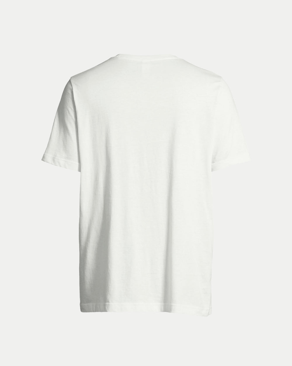 Back view of the Nottingham Panthers Made To Order Champions Elite League Playoffs 2025 T-shirt in white, shown against a light gray background.